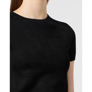PHILIPP PLEIN Top de punto MONOGRAM