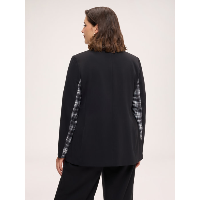 Fiorella Rubino - Blazer bicolore - Nero