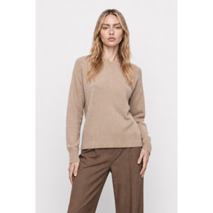 Kocca - Maglia da donna girocollo in viscosa, lana e cashmere Donna