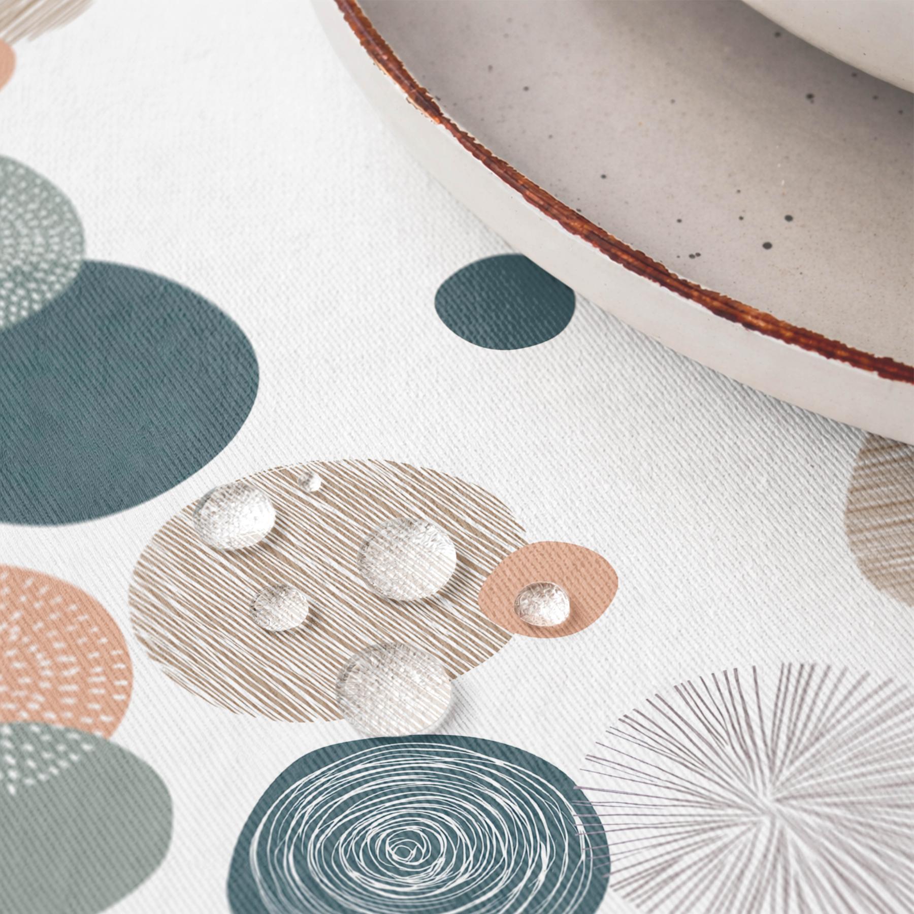 Nappe anti-taches OSLO MULTICOLORE - en 100 % coton