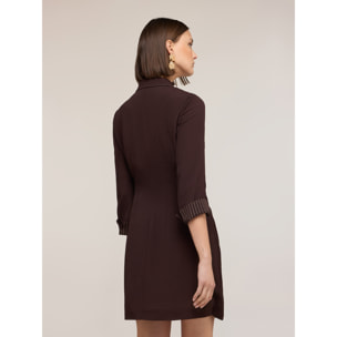 Motivi - Vestido camisero The Tailoring Lab - Marrón