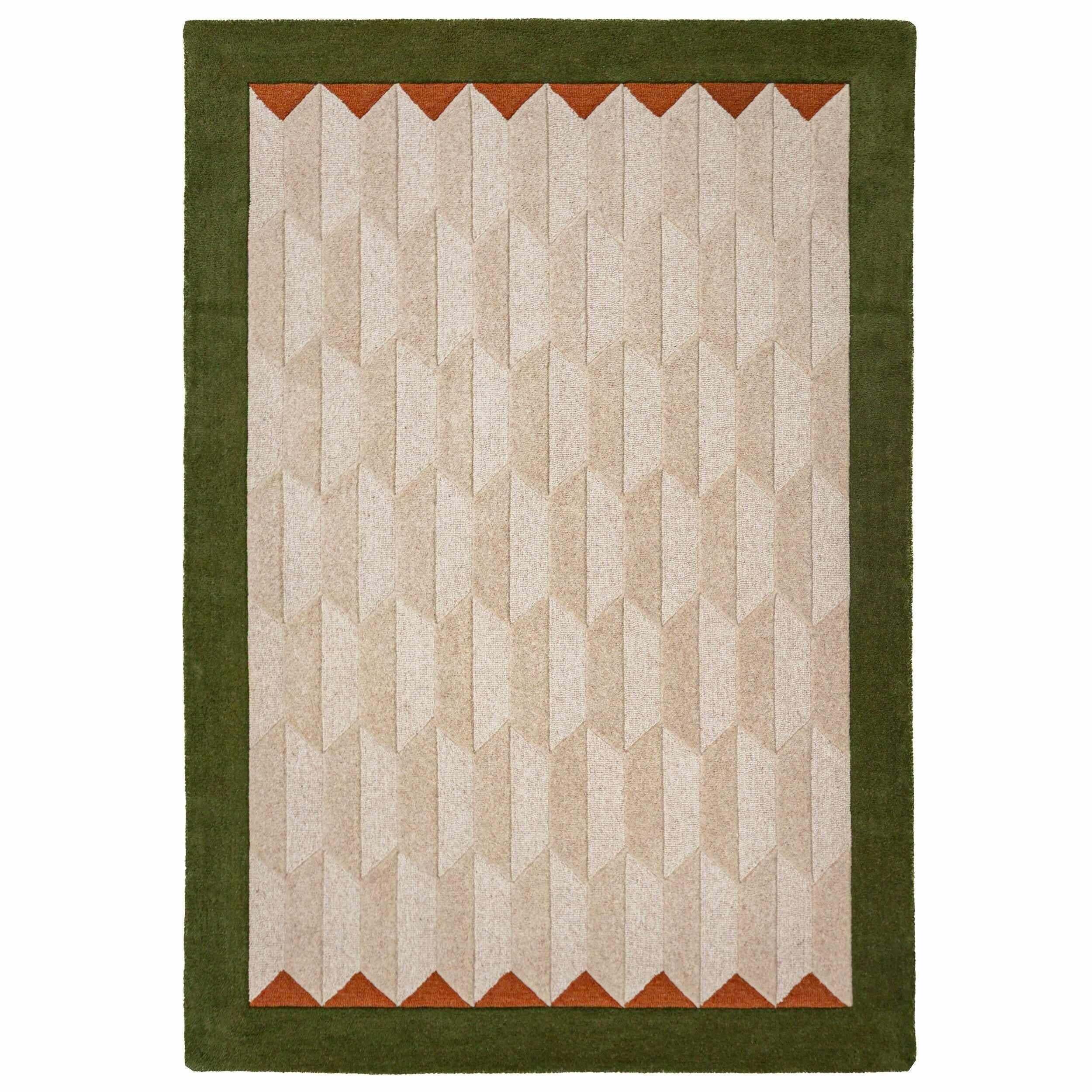 Tapis en laine à bordure APEX