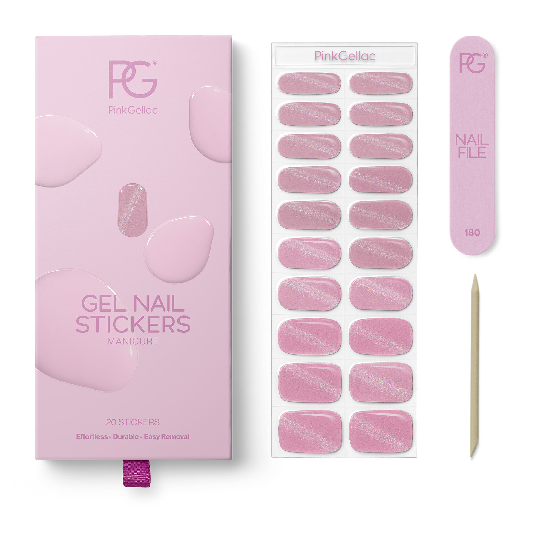 Stickers gel - 0018 Cat Eye Blushing Pink