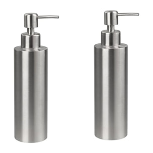 Porte savon en inox pratique et élégant lot de 2 dimensions 20,5 x 5,5 cm robuste et fonctionnel Fackelmann Tecno