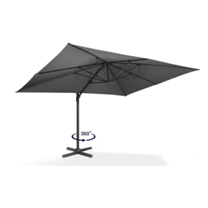 Parasol Sombra 360° rectangle avec housse de protection