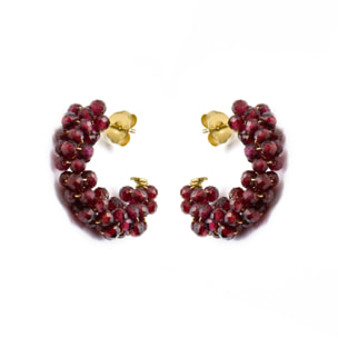 Pendientes Silka acabado oro amarillo 18k