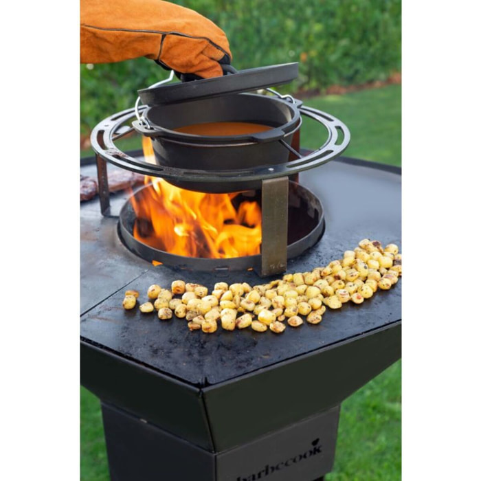 Support barbecue BARBECOOK Dynamic Centre support pour wok/cocotte