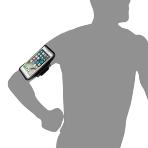 DAM Fascia da braccio sportiva per Smartphone oltre i 5 pollici 1917 Cm. Colore nero