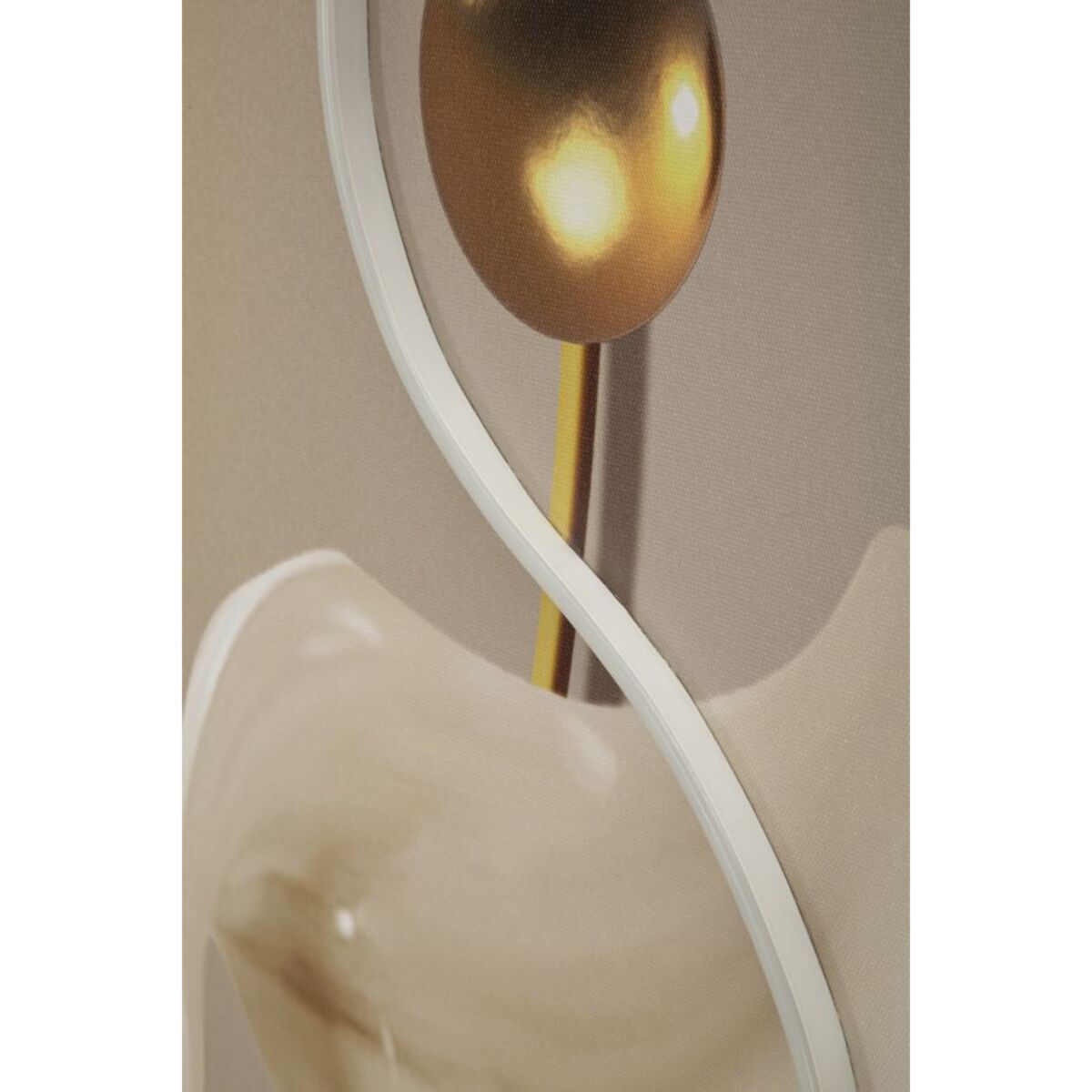 STAMPA C/LED SU TELA ABSTRACT -A- CM 80X4X120