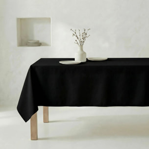 Nappe antitache au toucher tissu imperméable Noir