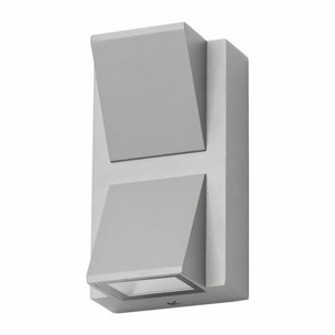 Forlight Aplique Ip54 Loyd Double Emission Led 4,1W 3000K Gris 155Lm