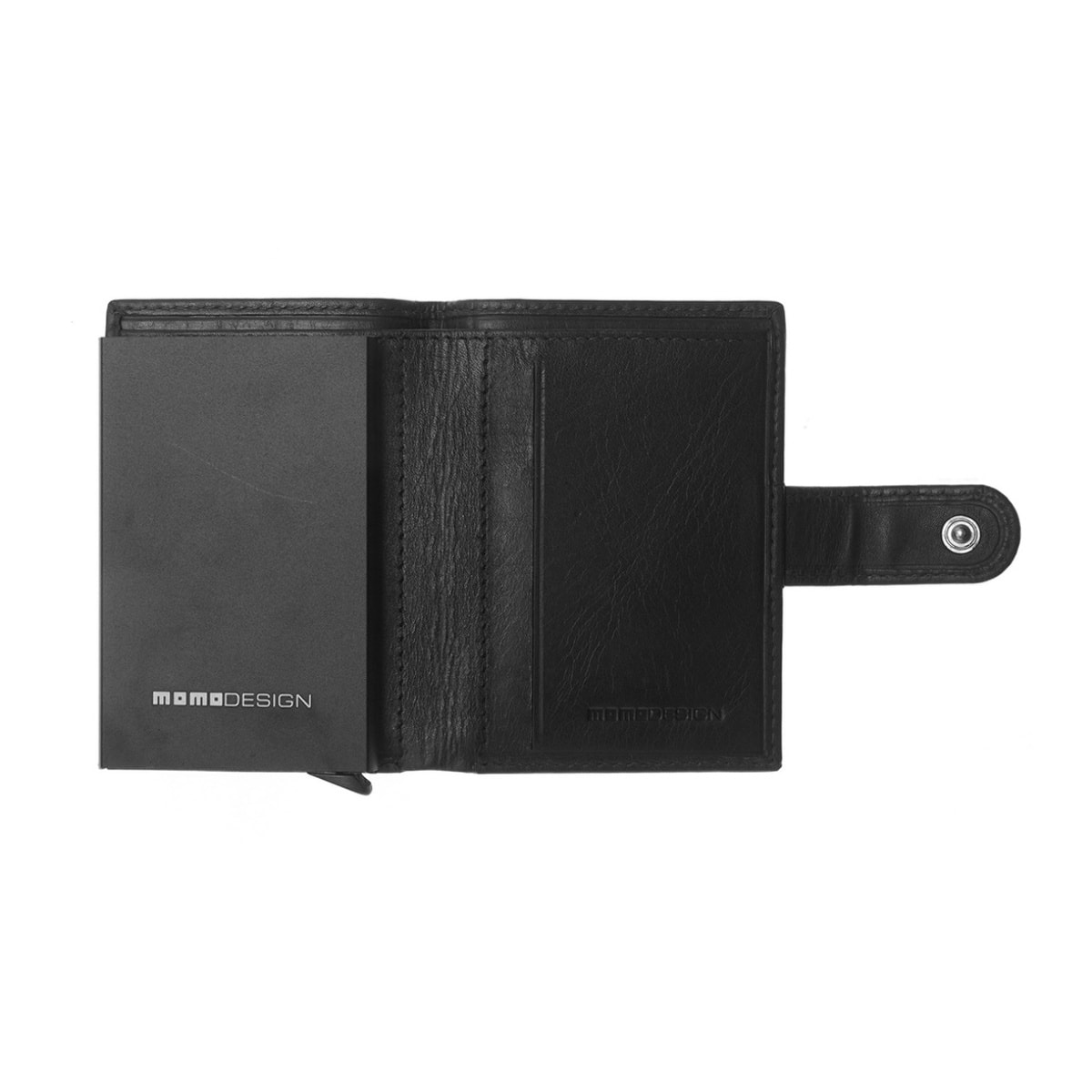 Portafoglio uomo in vera pelle - Modello Umbria Prime - Casual - 10.5 x 8.0 x 2.5 cm