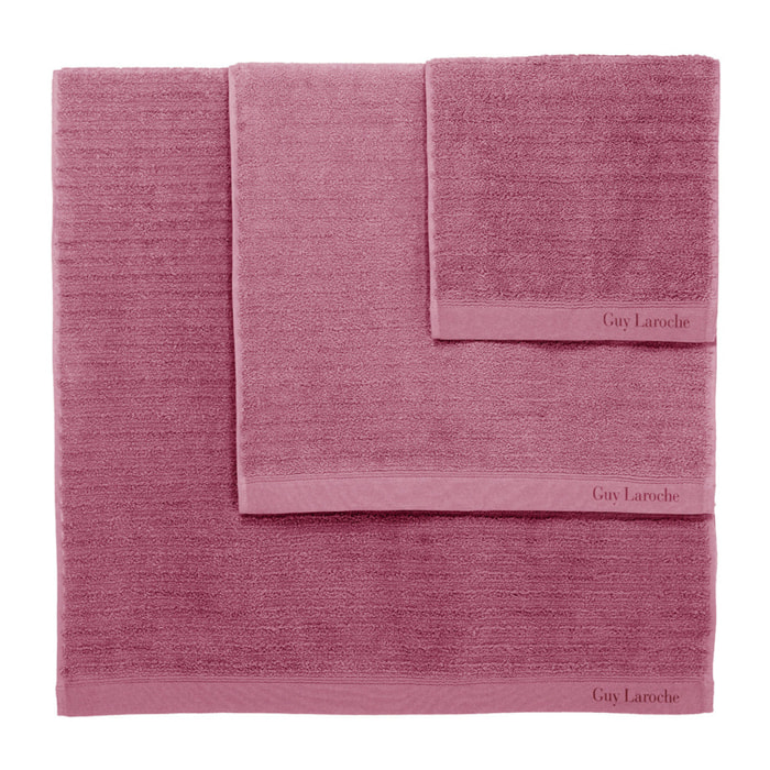 Set 3 serviettes PALACE - 100% coton 500 gr/m2 - 30x50+50x90+90x150 cm - Plusieurs couleurs disponibles -