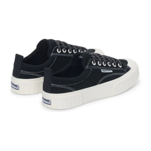 Sneakers Superga Uomo/Donna Nero 2630 STRIPE SUEDE CONTRAST STITCHING