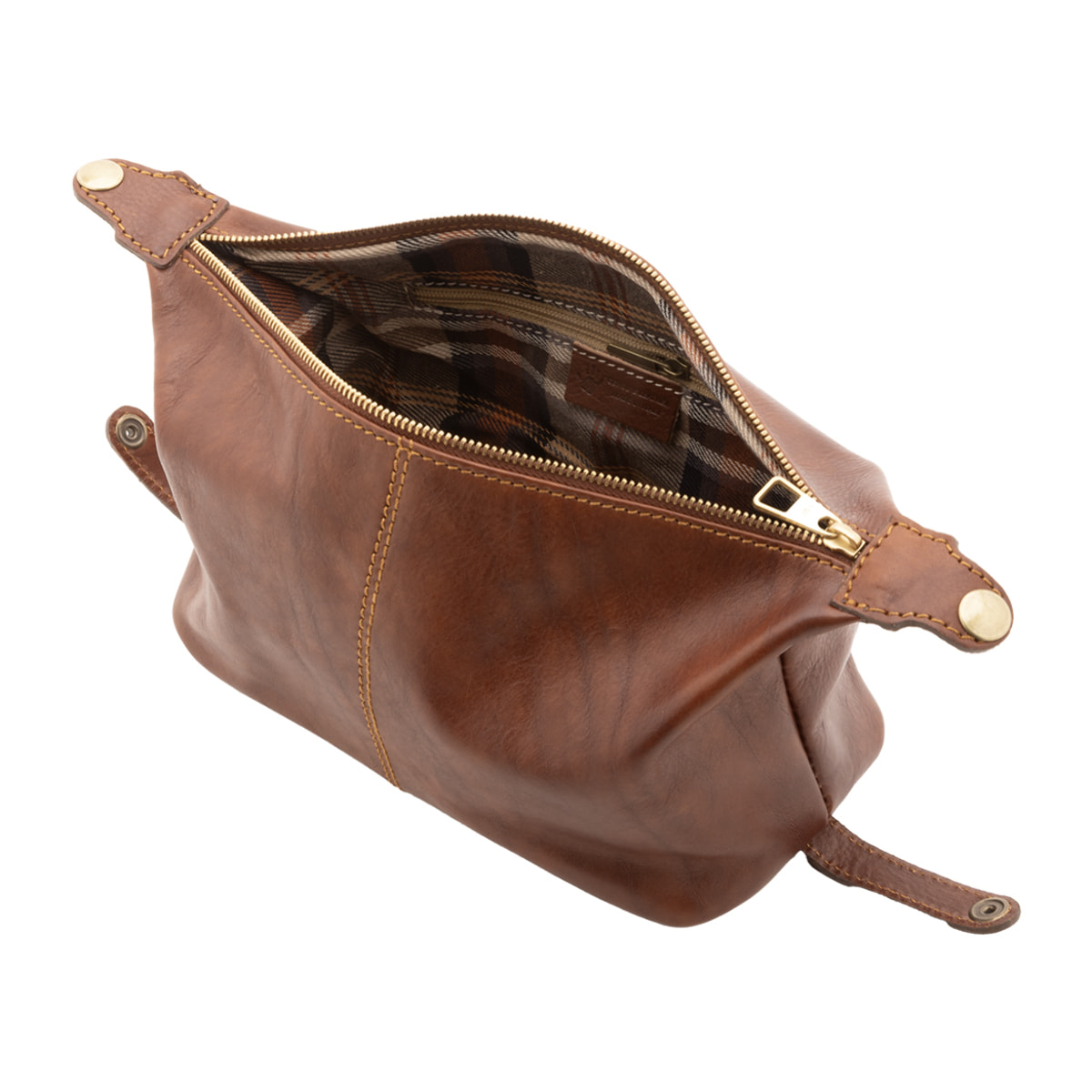 Pochette  unisex In Vera pelle Made in Italy 26x17x12 cm