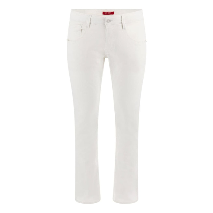 Jeans - coupe slim - coton - blanc