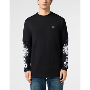 PHILIPP PLEIN Double Sleeve T-Shirt Tattoo