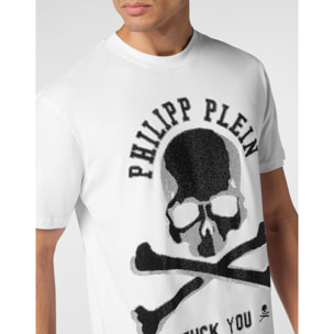 PHILIPP PLEIN Camiseta de cuello redondo y manga corta SKULL