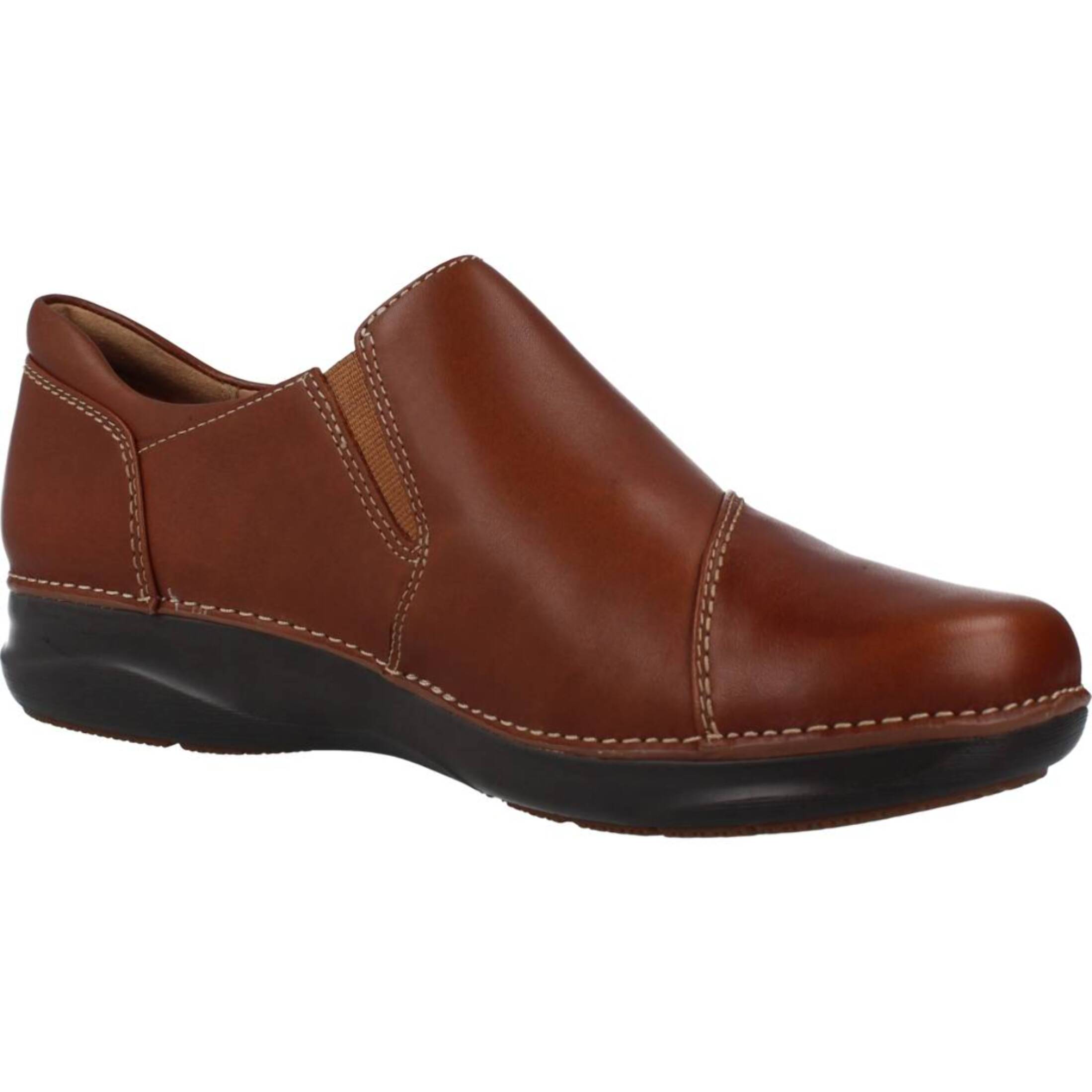 Zapatos Casual Mujer de la marca CLARKS  modelo APPLEY ZIP Brown