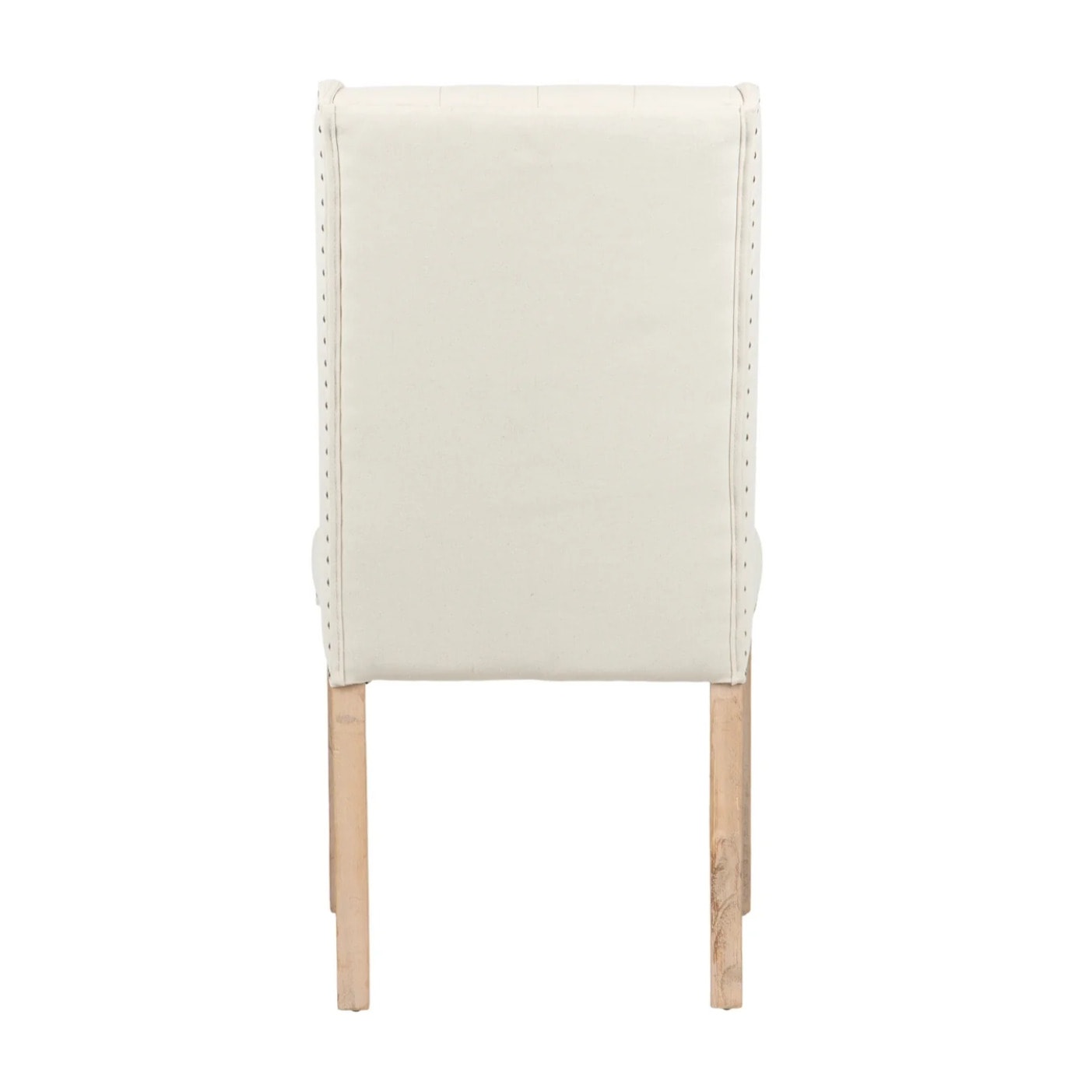 Silla Lino Capitone Beige 55x63x101 Cm