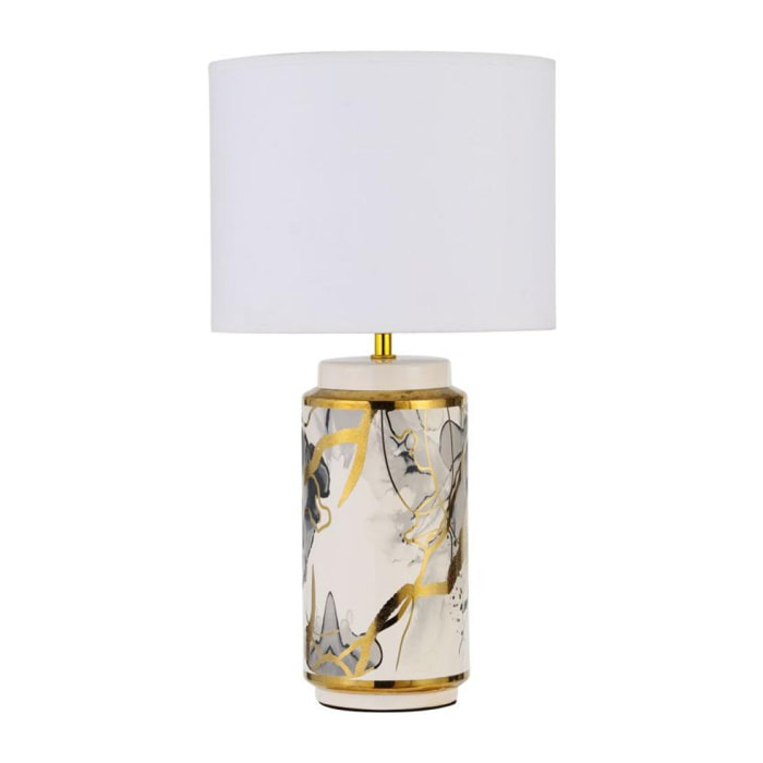 LAMPADA DA TAVOLO GLAM ABSTRACT BLACK CHARME1921 MULTICOLORE