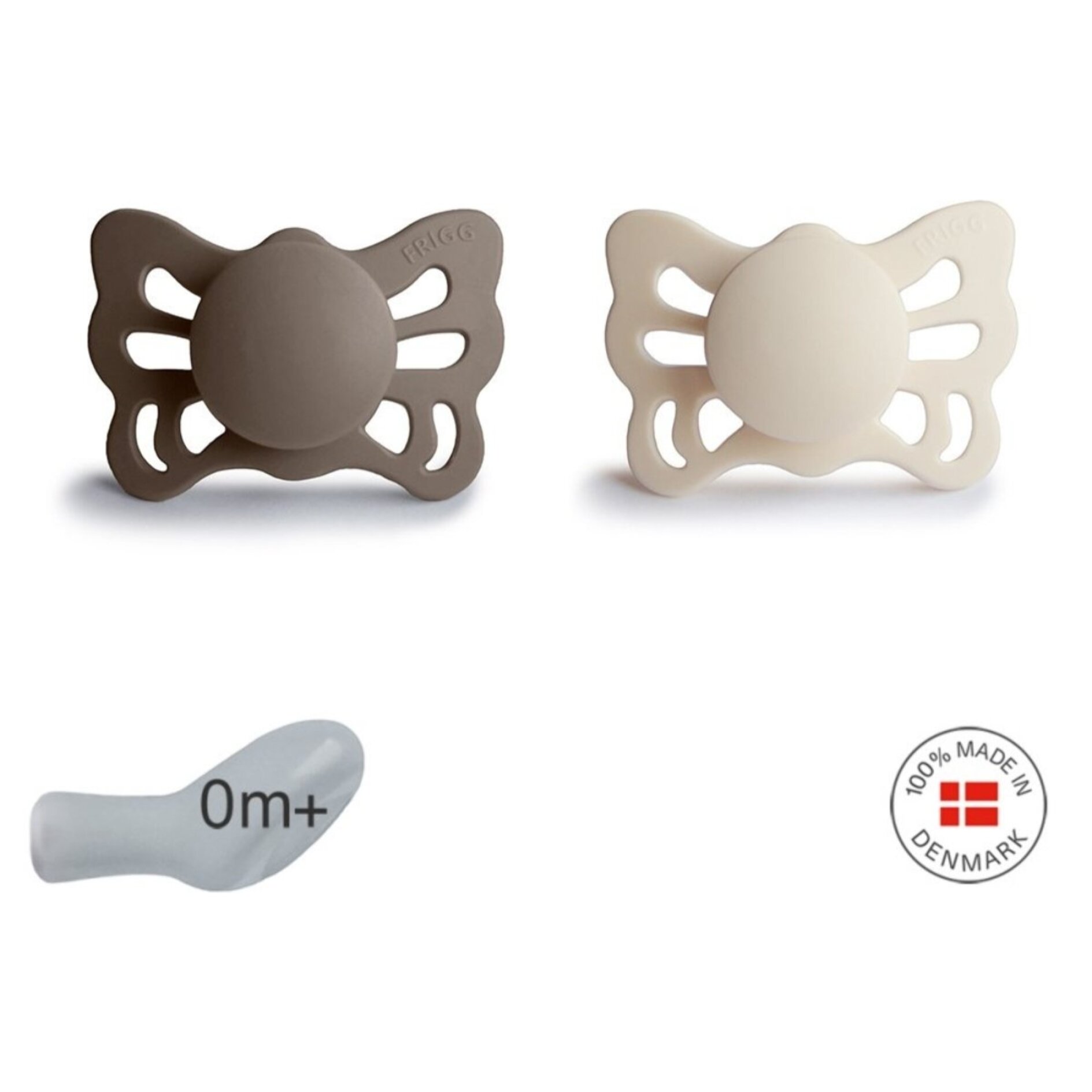 Frigg Pack 2 Chupetes Anat. Silicona Butterfly