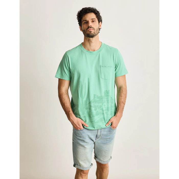 Camiseta Manga Corta Verde - Lawless