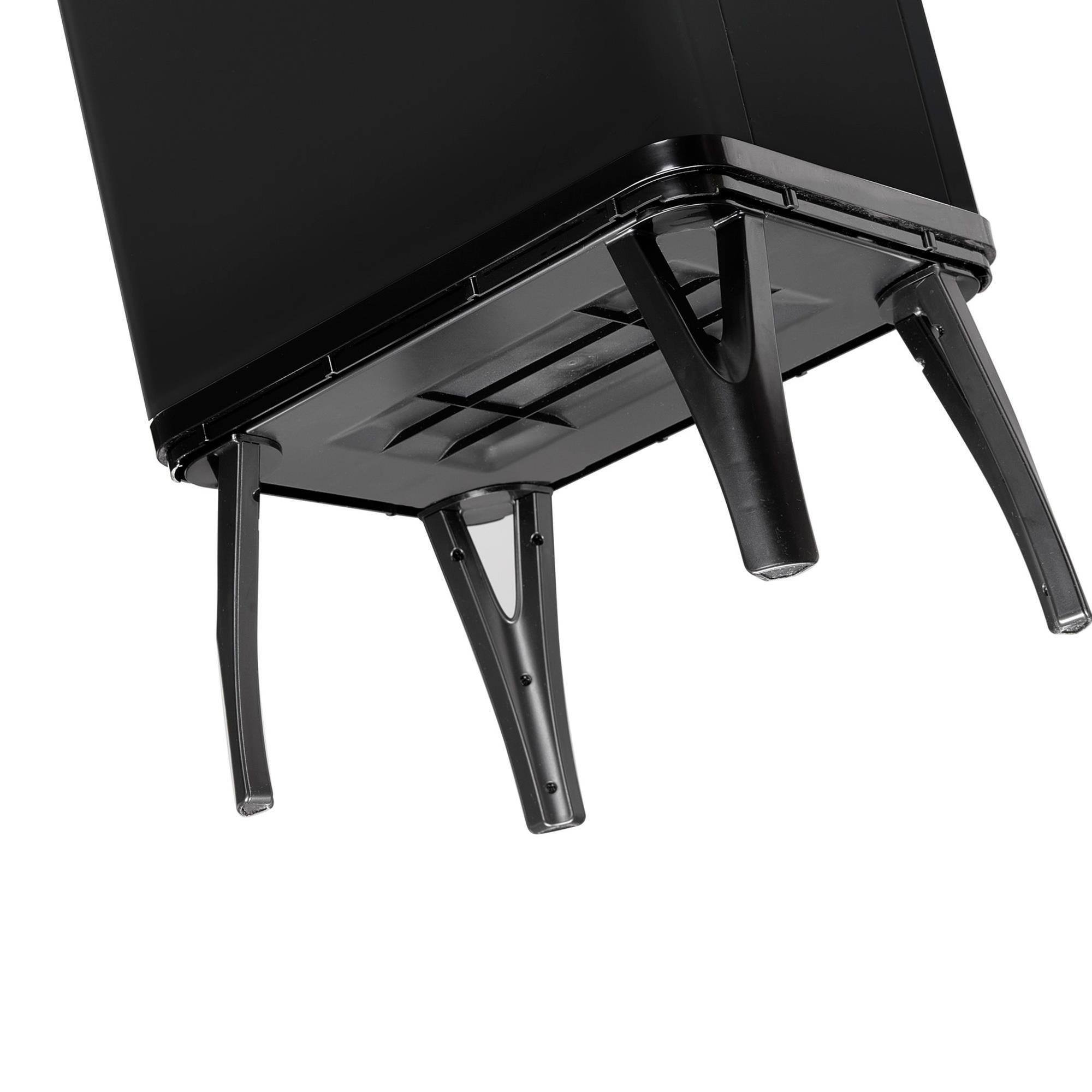 Well home - cubo de basura inteligente para reciclaje con apertura automática y contacto manual 15l+15l 35,5x26x60cm color negro