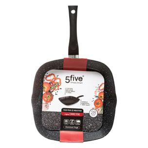 Grill aluminium forgé "Caractère" 28cm