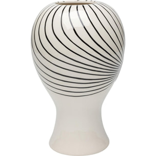 Vase Favola femme blanc et noir Kare Design