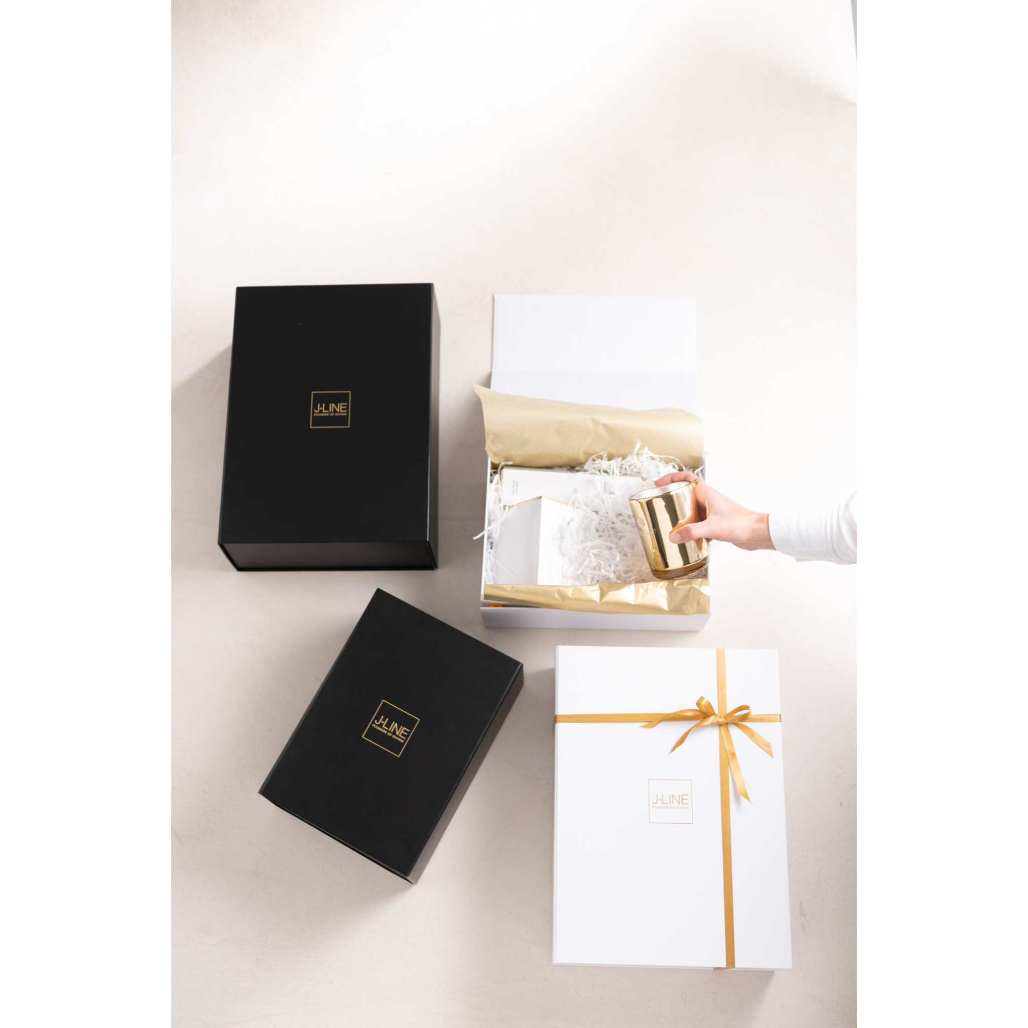 J-Line coffret cadeau - noir - large