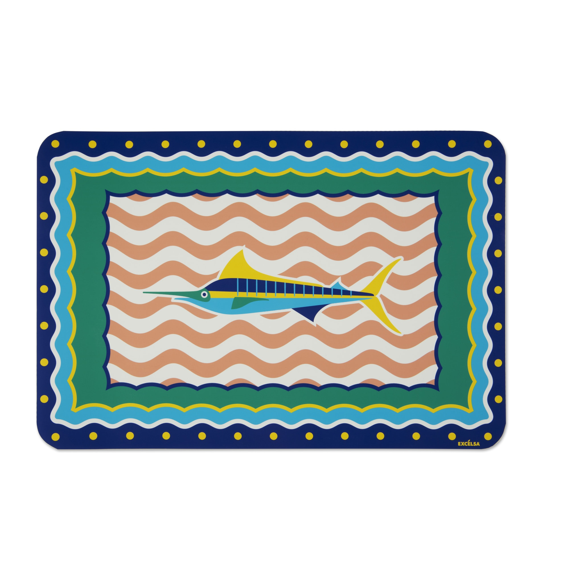 Set de 6 sets de table rectangulaires Excelsa – Corfù, Polypropylène Multicolore