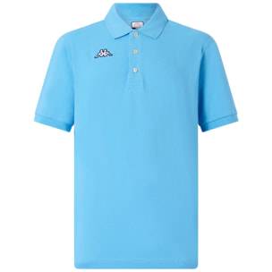 Polo Shirts Kappa Uomo Logo Sharas Mss Blu