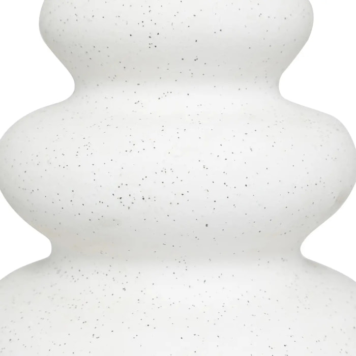 Vase en céramique H20cm blanc