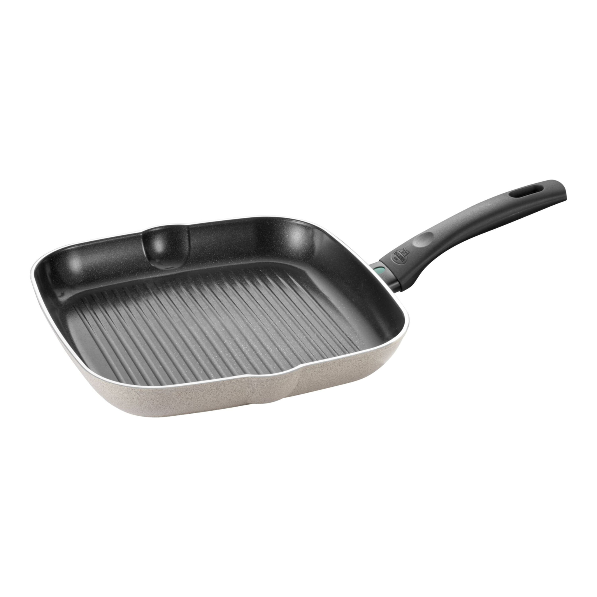 Gril BALLARINI Ledro 28 cm, Aluminium, Revêtement Céramique, Sable