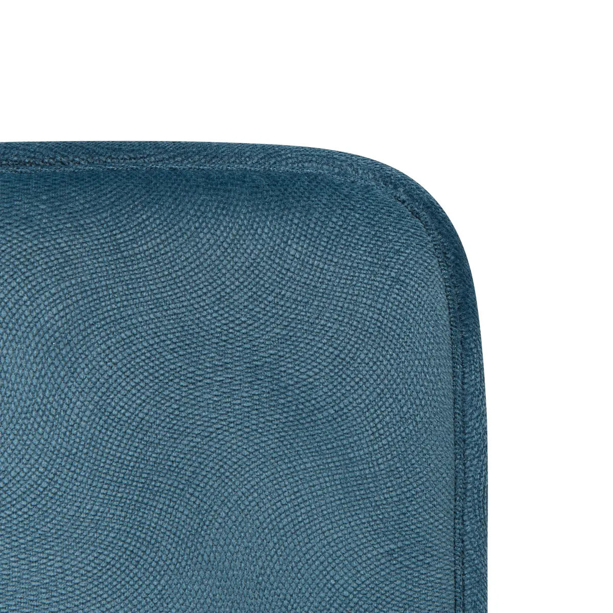 Galette de chaise Lilou bleu canard D38x38cm