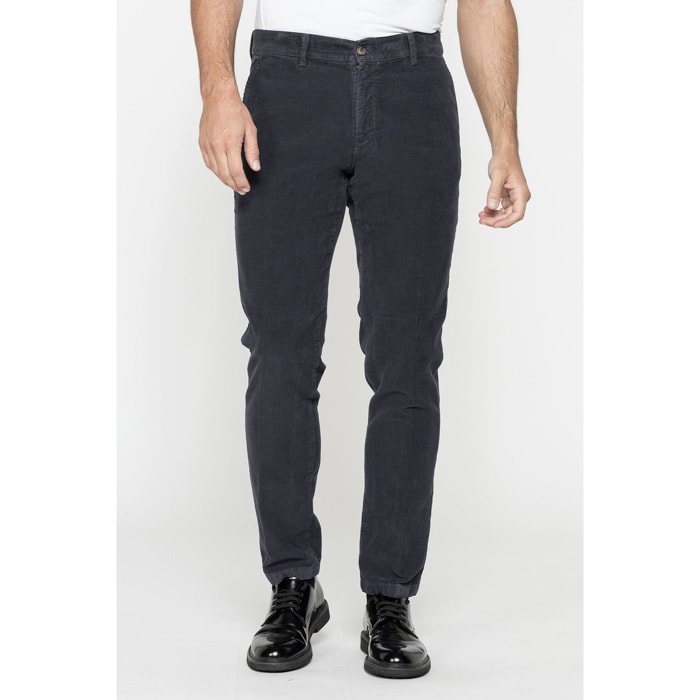 CHINO MOD. 610 REGOALRE IN VELLUTO 1000 RIGHE DA 12 oz.