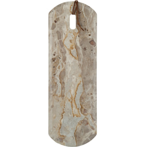 J-Line planche à découper Rectangle Marbre - pierre - beige - large