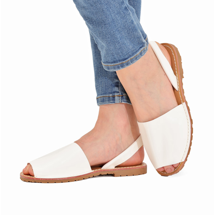 Espadrillas con fondo in gomma