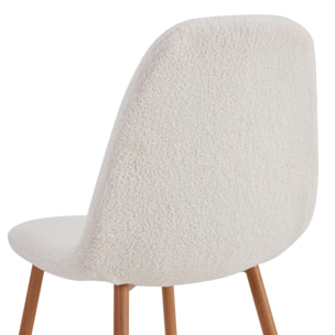 Chaise Bouclette Freya - Lot de 4