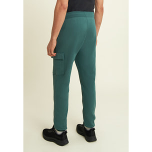 Pantaloni cargo in felpa con tasca applicata