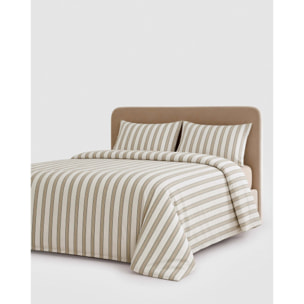 Copripiumino in cotone 100% raya sitges verde secco