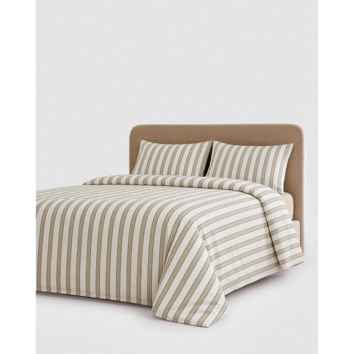 Copripiumino in cotone 100% raya sitges verde secco