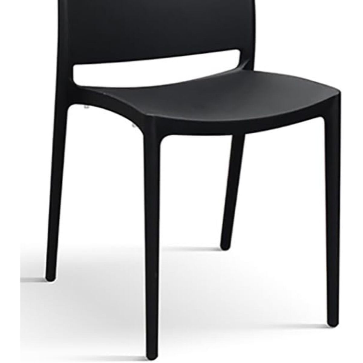 Set di 2 sedie NORTH BEACH in polipropilene nero