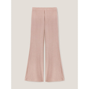 Motivi - Pantaloni flare lurex - Beige