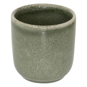 Tasse Terre inconnue vert kaki D6,7xp5,5cm