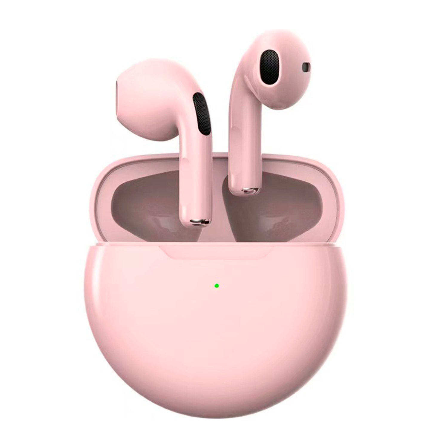 Cuffie TWS R6, Bluetooth 5.2. Controllo touch per la riproduzione musicale e le chiamate.