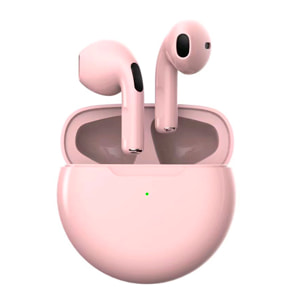 Cuffie TWS R6, Bluetooth 5.2. Controllo touch per la riproduzione musicale e le chiamate.