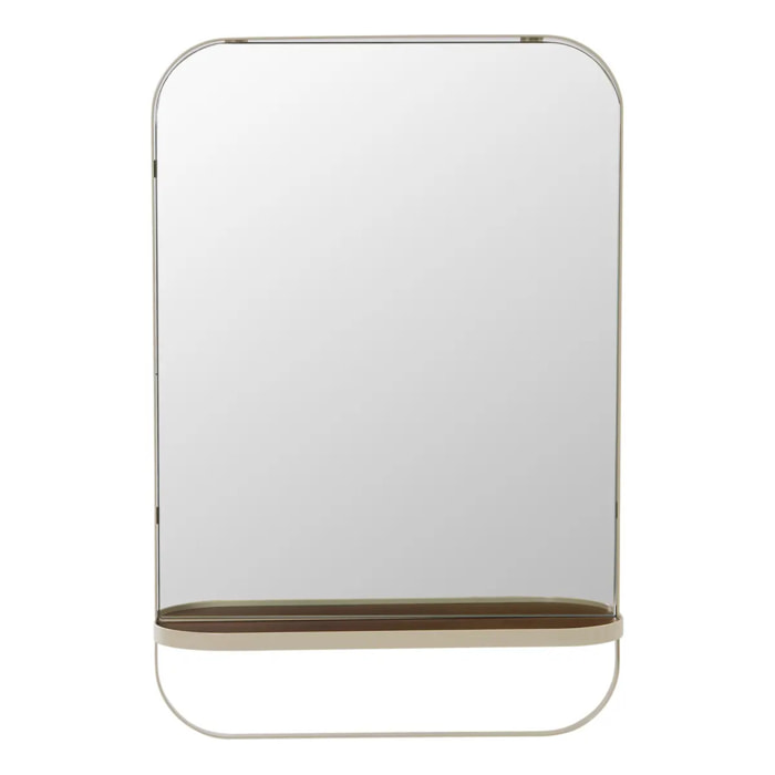 Miroir Argileo rectangulaire 40x60cm beige