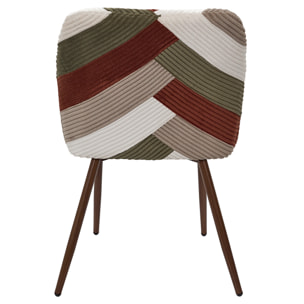 Fauteuil Patchwork Cotele Scott - Lot De 2